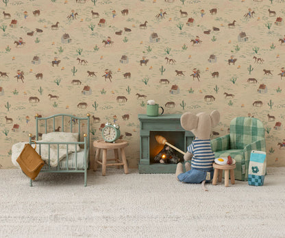 Lit simple vintage, Souris - Menthe - MAILEG