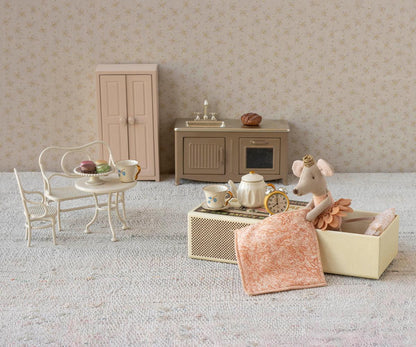 Table, banc & chaise, Souris, Small - Blanc cassé - MAILEG
