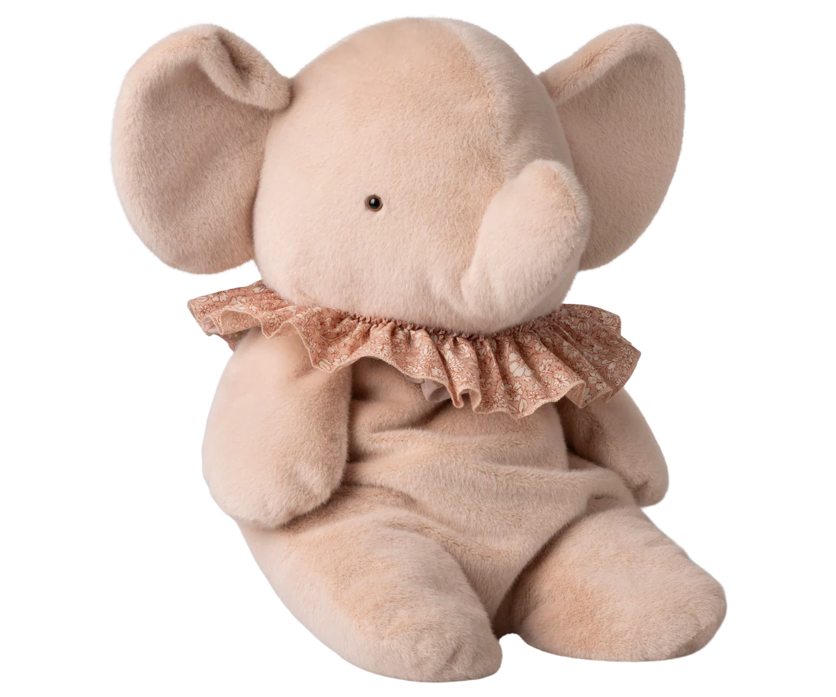 Peluche Eléphant, Grand - Poudre - MAILEG