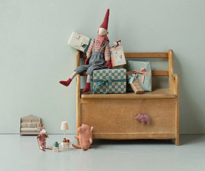 MAILEG - Souris de Noël, Bébé dans son coffret livre