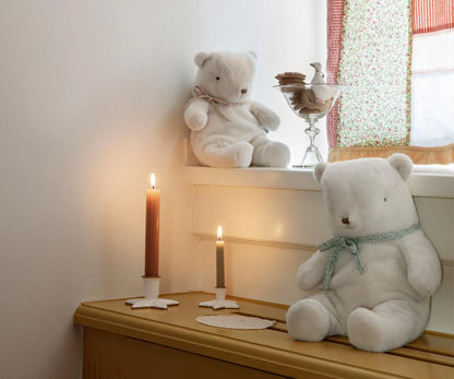 MAILEG - Peluche ours, Medium - Blanc cassé