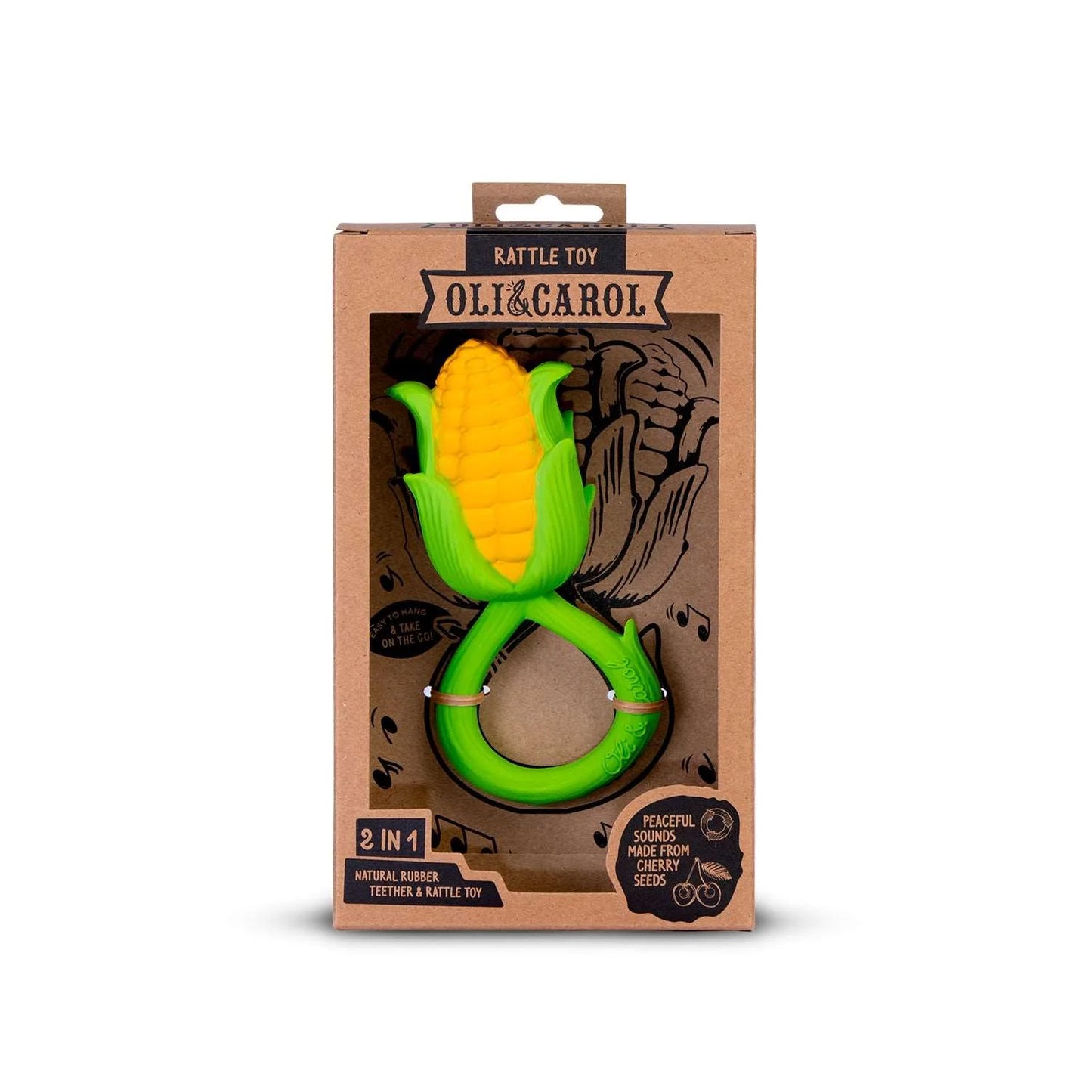 Hochet de dentition Corn - OLI & CAROL