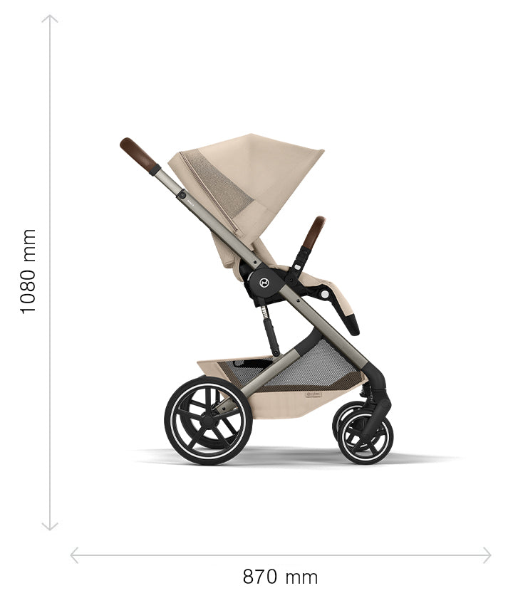 CYBEX - Poussette Balios S Lux avec nacelle pliable