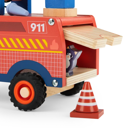 MOULIN ROTY - Camion de pompiers Avenue du Moulin