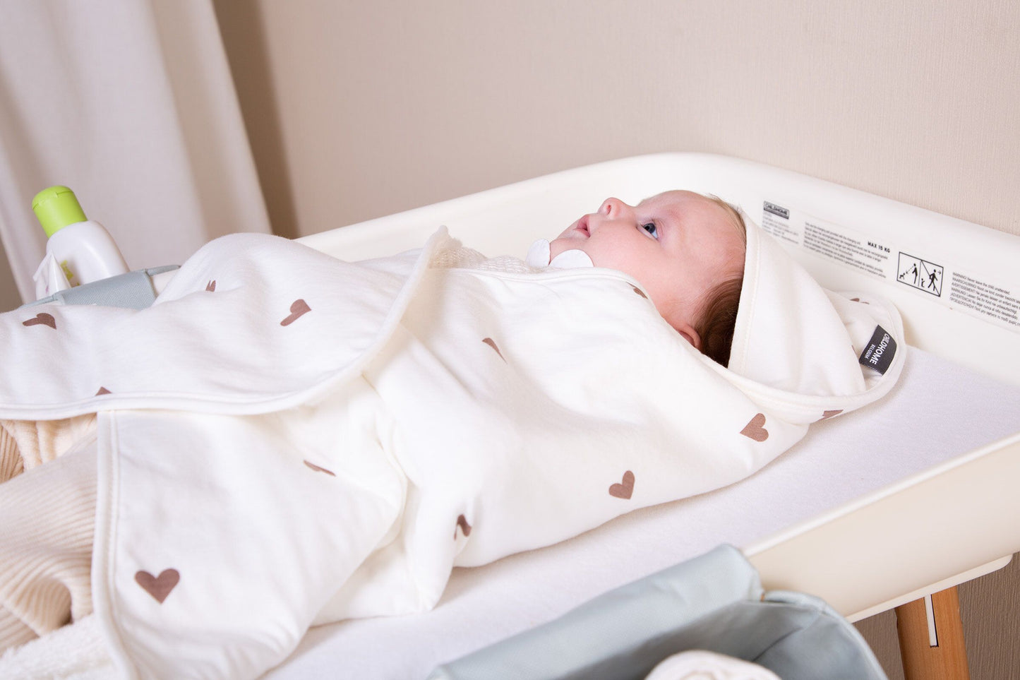 CHILDHOME - Cape De Bain + Gant Coeurs