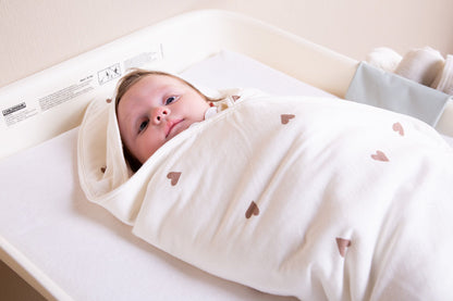 CHILDHOME - Cape De Bain + Gant Coeurs