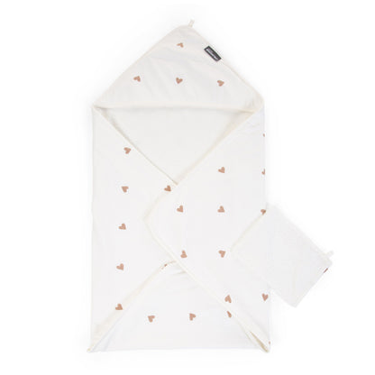 CHILDHOME - Cape De Bain + Gant Coeurs