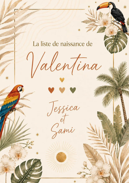 Liste de naissance de Jessica et Sami