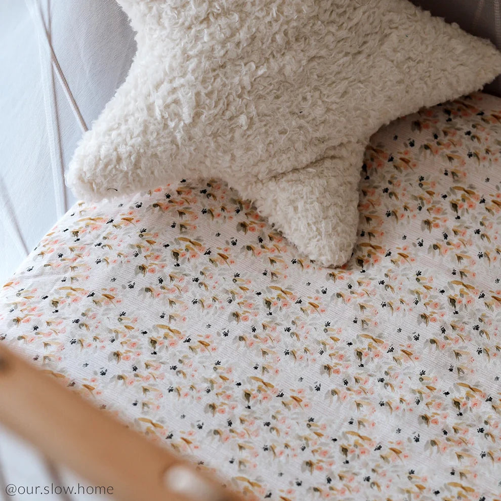 Draps housse pour lit KIMI 60X120 cm - CHARLIE CRANE