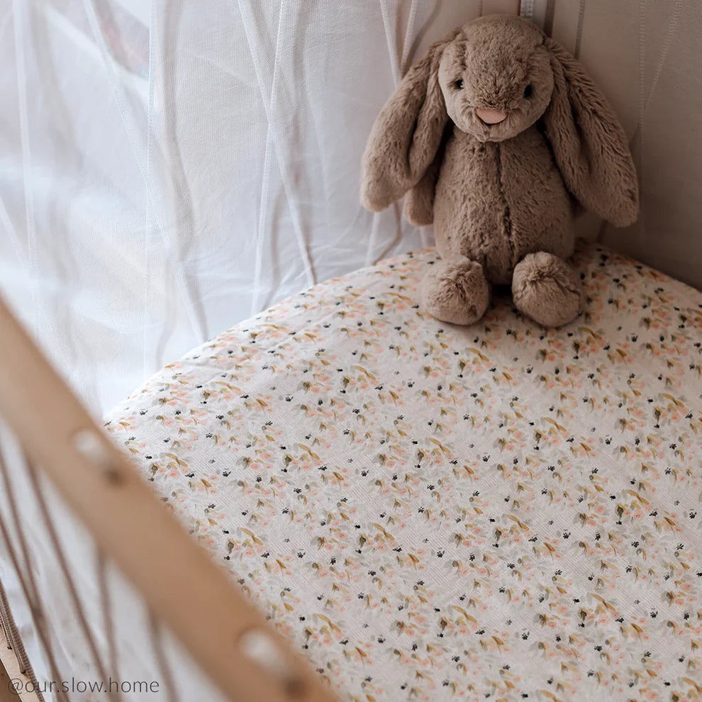 Draps housse pour lit KIMI 60X120 cm - CHARLIE CRANE