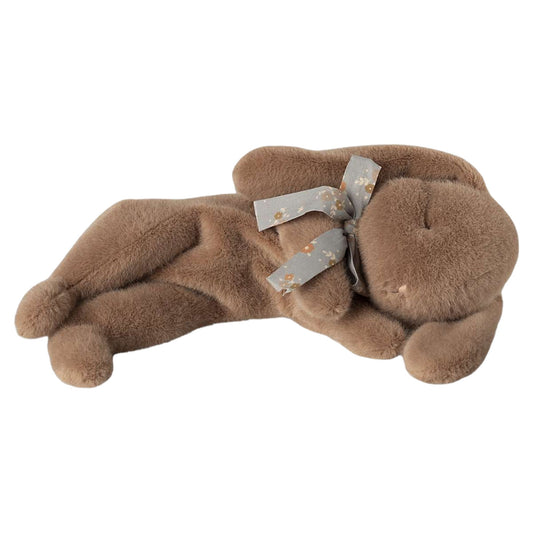 Peluche lapin couché Marron "Soft brown" - MAILEG