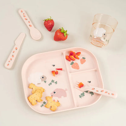 Set de 3 couverts rose - DONE BY DEER