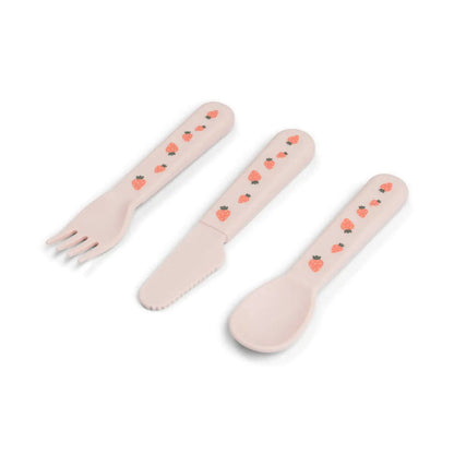 Set de 3 couverts rose - DONE BY DEER