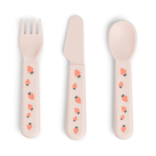Set de 3 couverts rose - DONE BY DEER