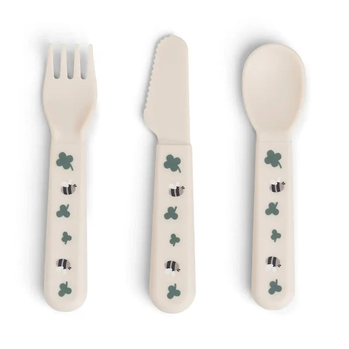 Set de 3 couverts vert - DONE BY DEER