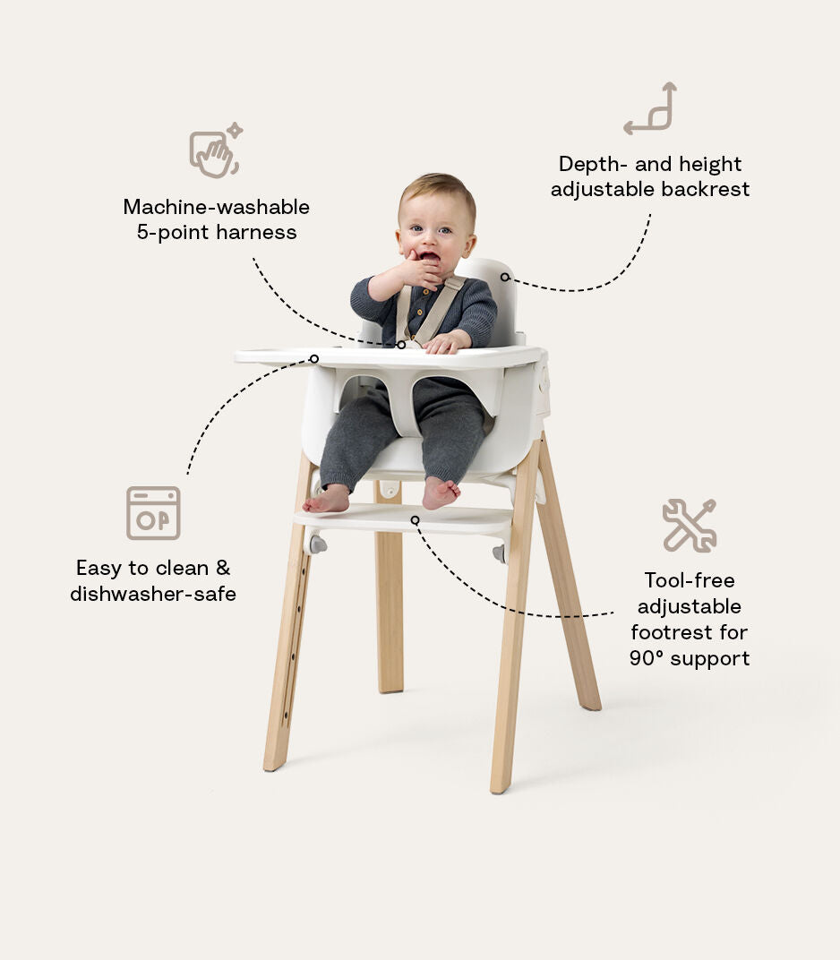Chaise haute Steps - STOKKE