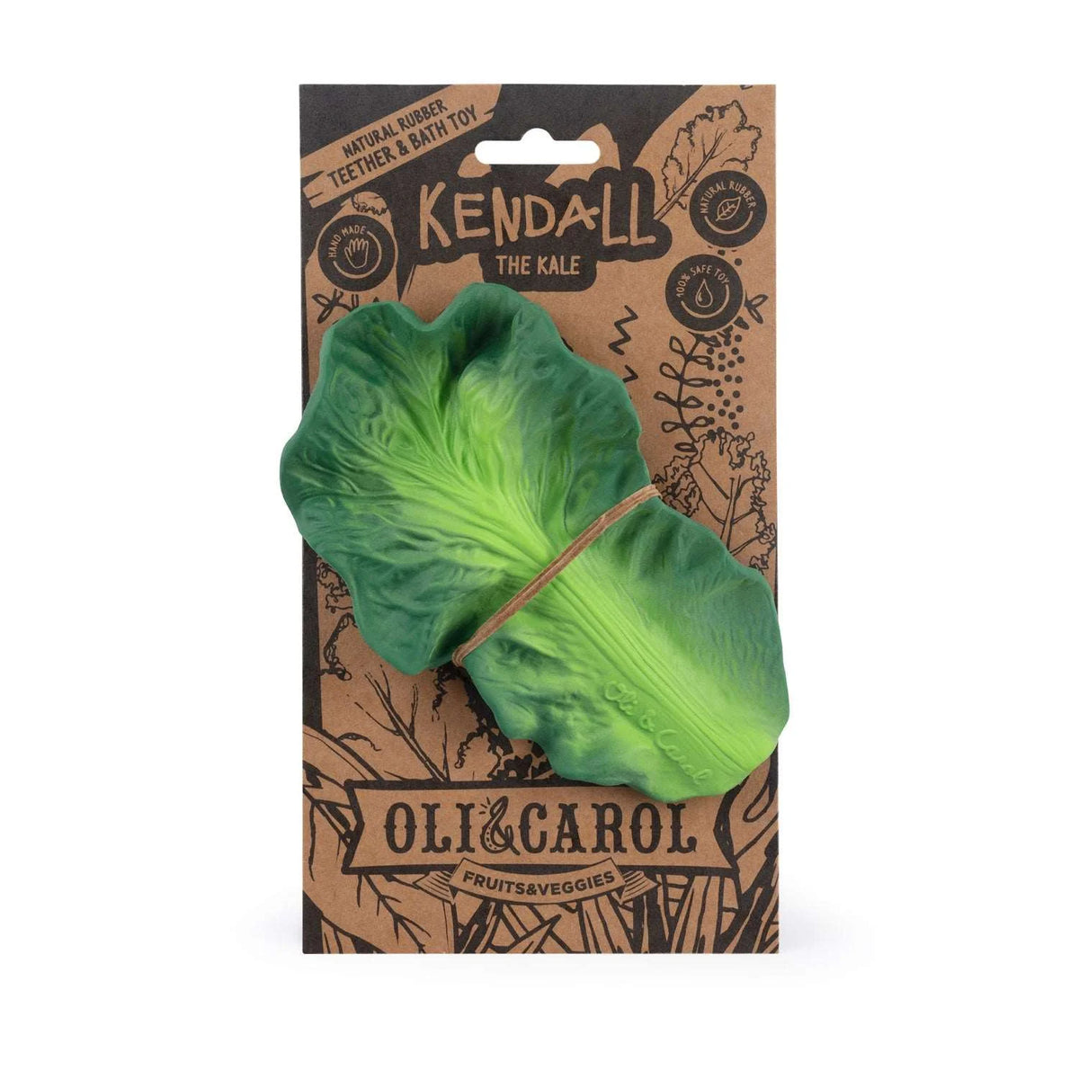 Kendall the Kale Anneau Dentition Bébé - OLI & CAROL