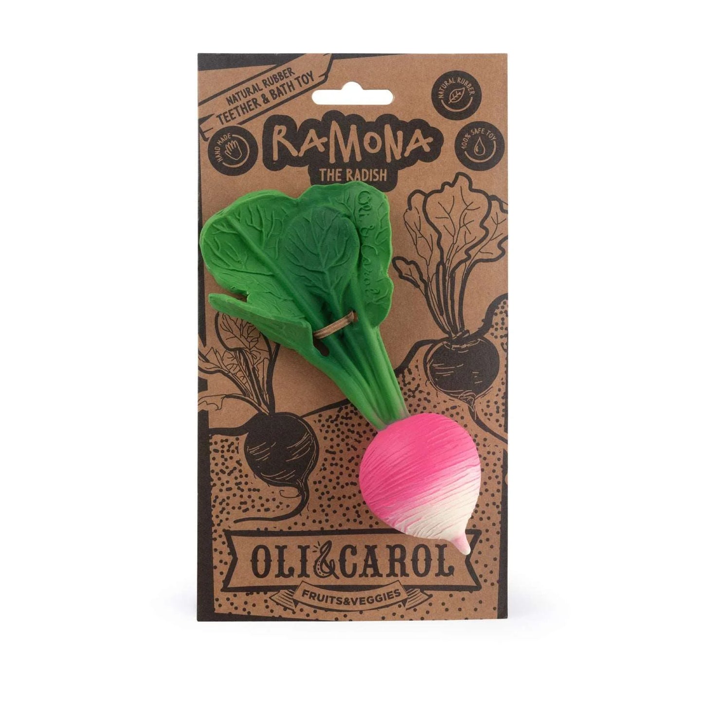 Anneau de dentition Ramona the Radish - OLI & CAROL