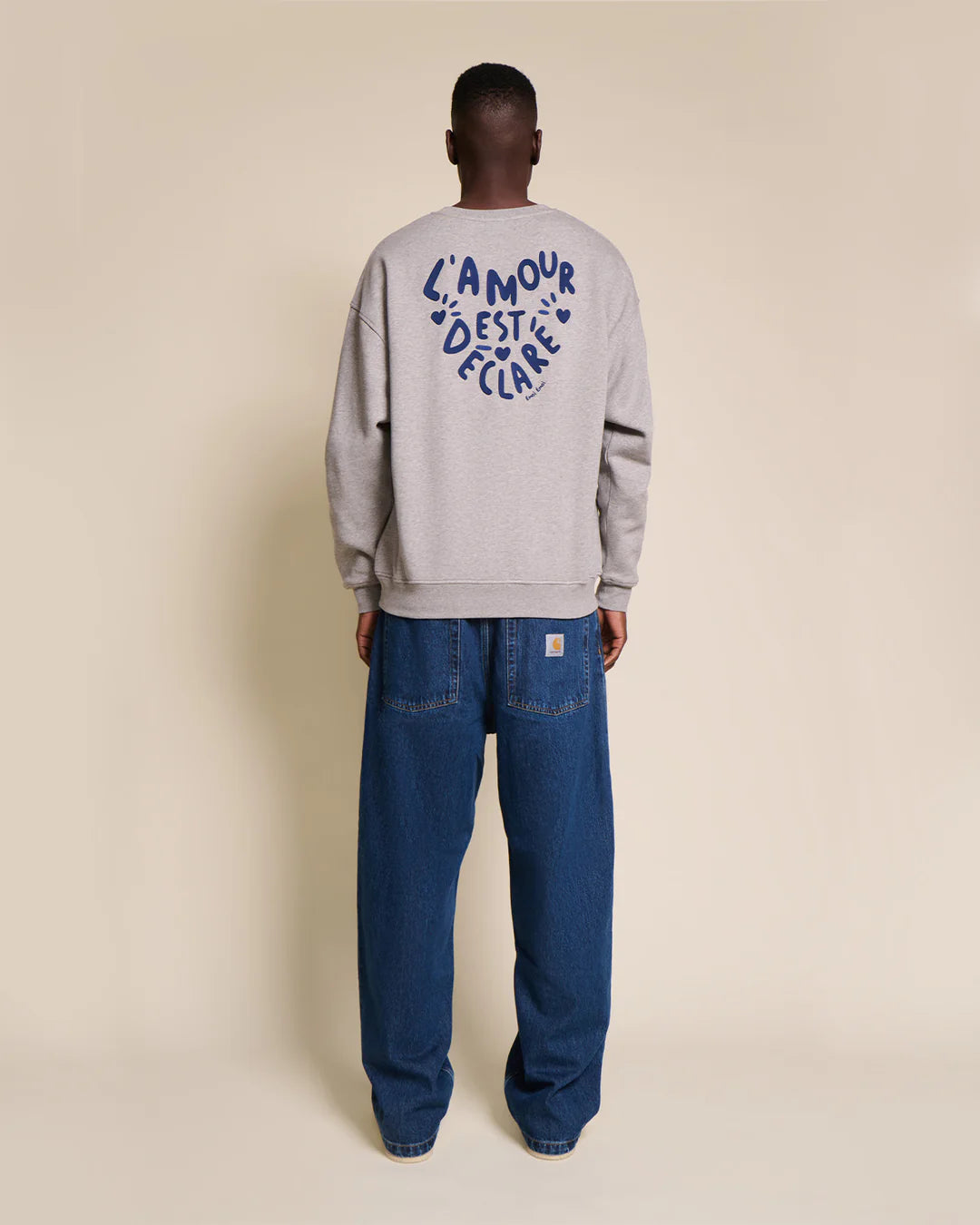 Sweat L'amour est déclaré adulte en coton - EMOI EMOI