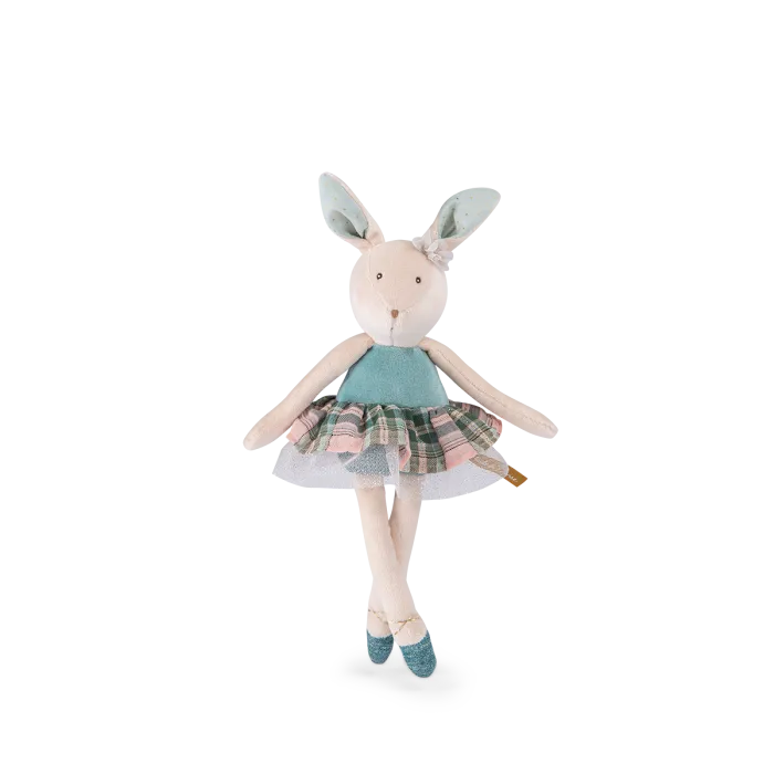 MOULIN ROTY - Peluche Lapin Bleu La petite école de danse
