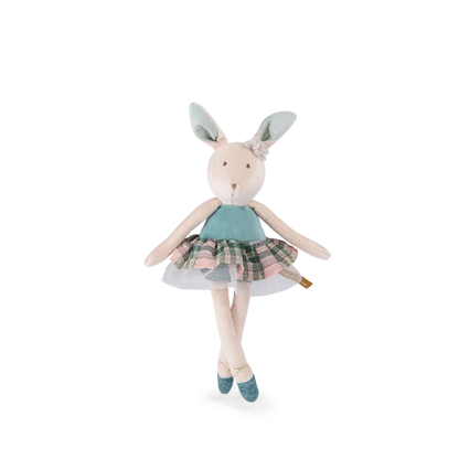 MOULIN ROTY - Peluche Lapin Bleu La petite école de danse