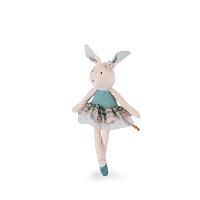 MOULIN ROTY - Peluche Lapin Bleu La petite école de danse