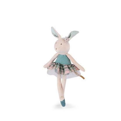 MOULIN ROTY - Peluche Lapin Bleu La petite école de danse