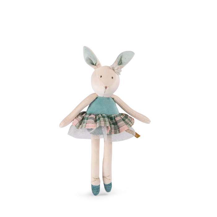 MOULIN ROTY - Peluche Lapin Bleu La petite école de danse