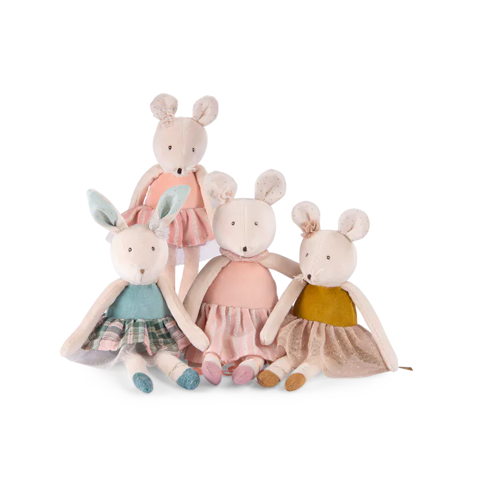 MOULIN ROTY - Peluche Lapin Bleu La petite école de danse