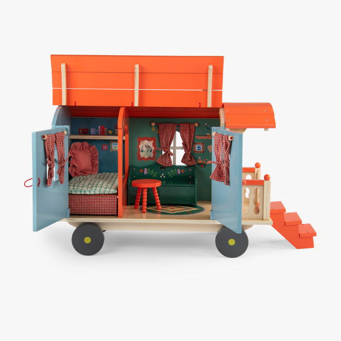 MOULIN ROTY - Les Minouchkas - Roulotte en bois