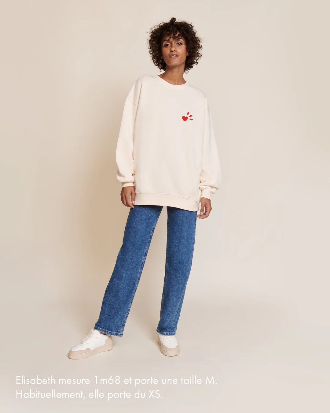 Sweat L'amour est déclaré adulte en coton - EMOI EMOI