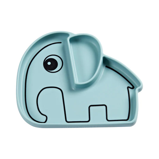 Assiette compartimentée avec ventouse Elephant Elphee - DONE BY DEER