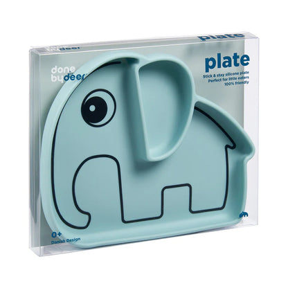 Assiette compartimentée avec ventouse Elephant Elphee - DONE BY DEER