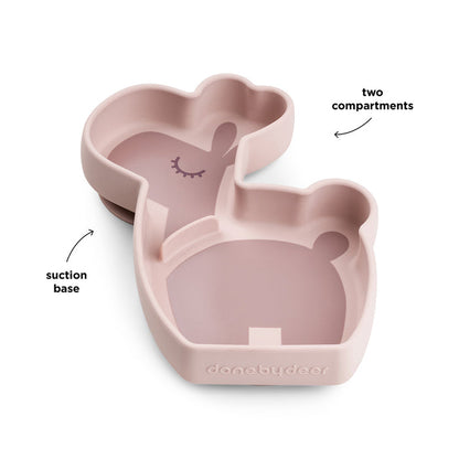Assiette silicone avec ventouse  Lalee - DONE BY DEER