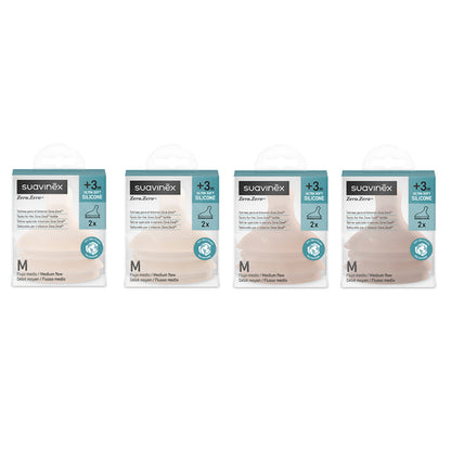 Lot de 2 tétines pour biberon anti-colique Zerø.Zerø - SUAVINEX