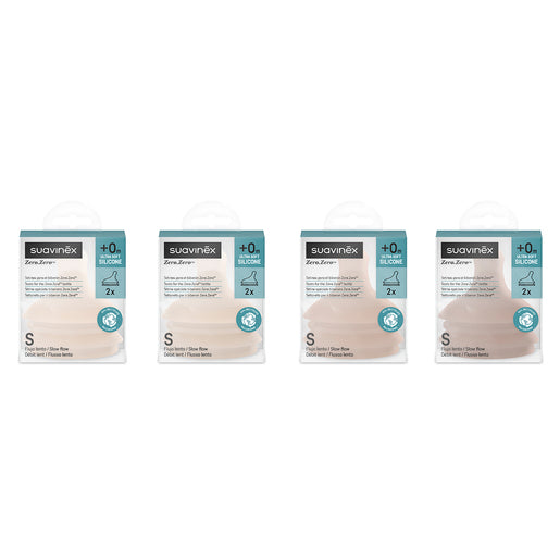 Lot de 2 tétines pour biberon anti-colique Zerø.Zerø - SUAVINEX