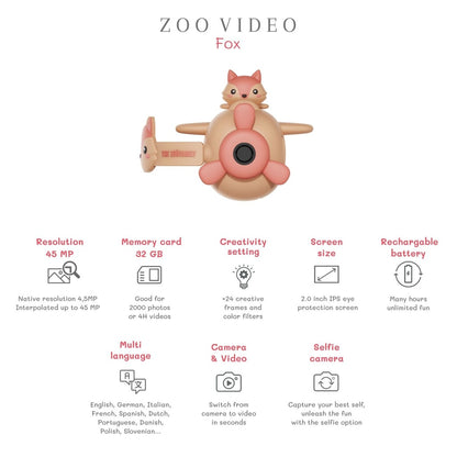 ZOO FAMILY - Caméra Renard Zoo Video