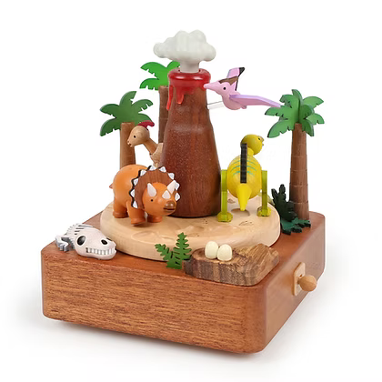 SOLIB - Boîte à musique Volcan et Dinosaures