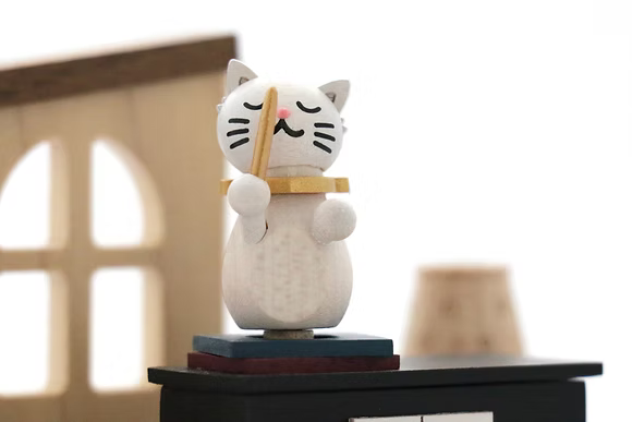 SOLIB - Boîte à musique Chats jouant du piano
