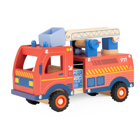 MOULIN ROTY - Camion de pompiers Avenue du Moulin