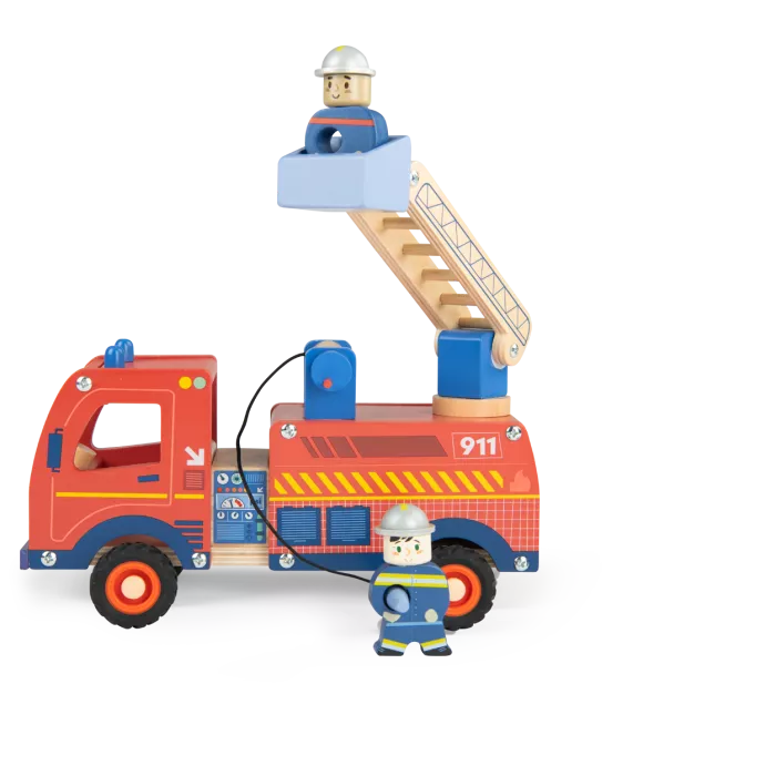 MOULIN ROTY - Camion de pompiers Avenue du Moulin