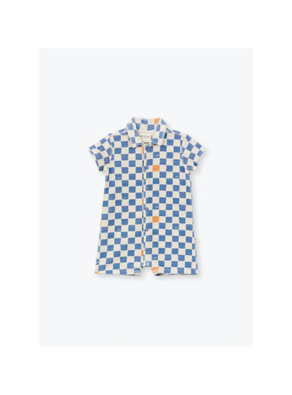 Combishort éponge Damier - ARSENE ET LES PIPELETTES