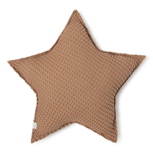 BABYSHOWER - Coussin bigstar gofre cinnamon