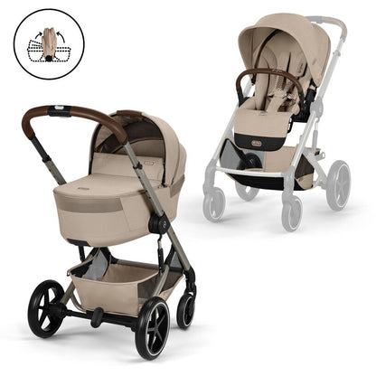 CYBEX - Poussette Balios S Lux avec nacelle pliable