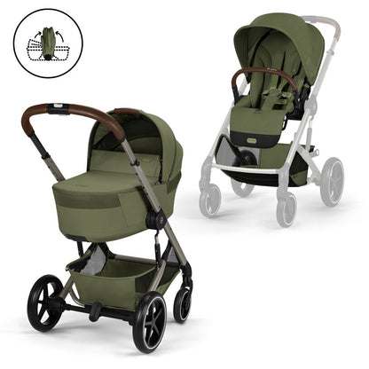 CYBEX - Poussette Balios S Lux avec nacelle pliable