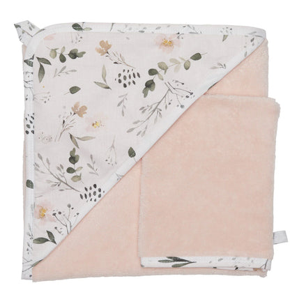 Cape de bain + gant plusieurs couleurs - BB&CO