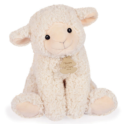 Peluche agneau Vintage Ivoire - 30 cm - HISTOIRE D'OURS