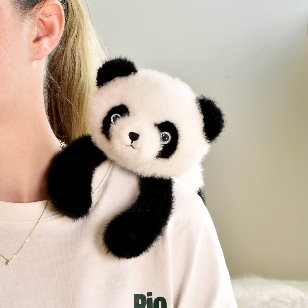 Peluche PODCOLL - Panda en peluche magnétique noir et blanc 30 cm - HISTOIRE D'OURS