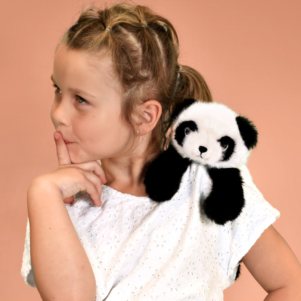 Peluche PODCOLL - Panda en peluche magnétique noir et blanc 30 cm - HISTOIRE D'OURS