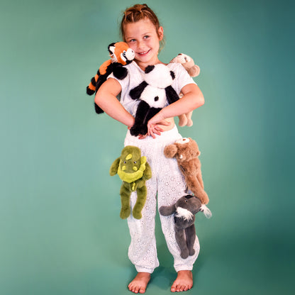 Peluche PODCOLL - Panda en peluche magnétique noir et blanc 30 cm - HISTOIRE D'OURS